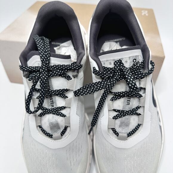 On Cloudmonster All White Long Distance Running Sneakers Tennis Shoes Womens 9.5 - Picture 3 of 12